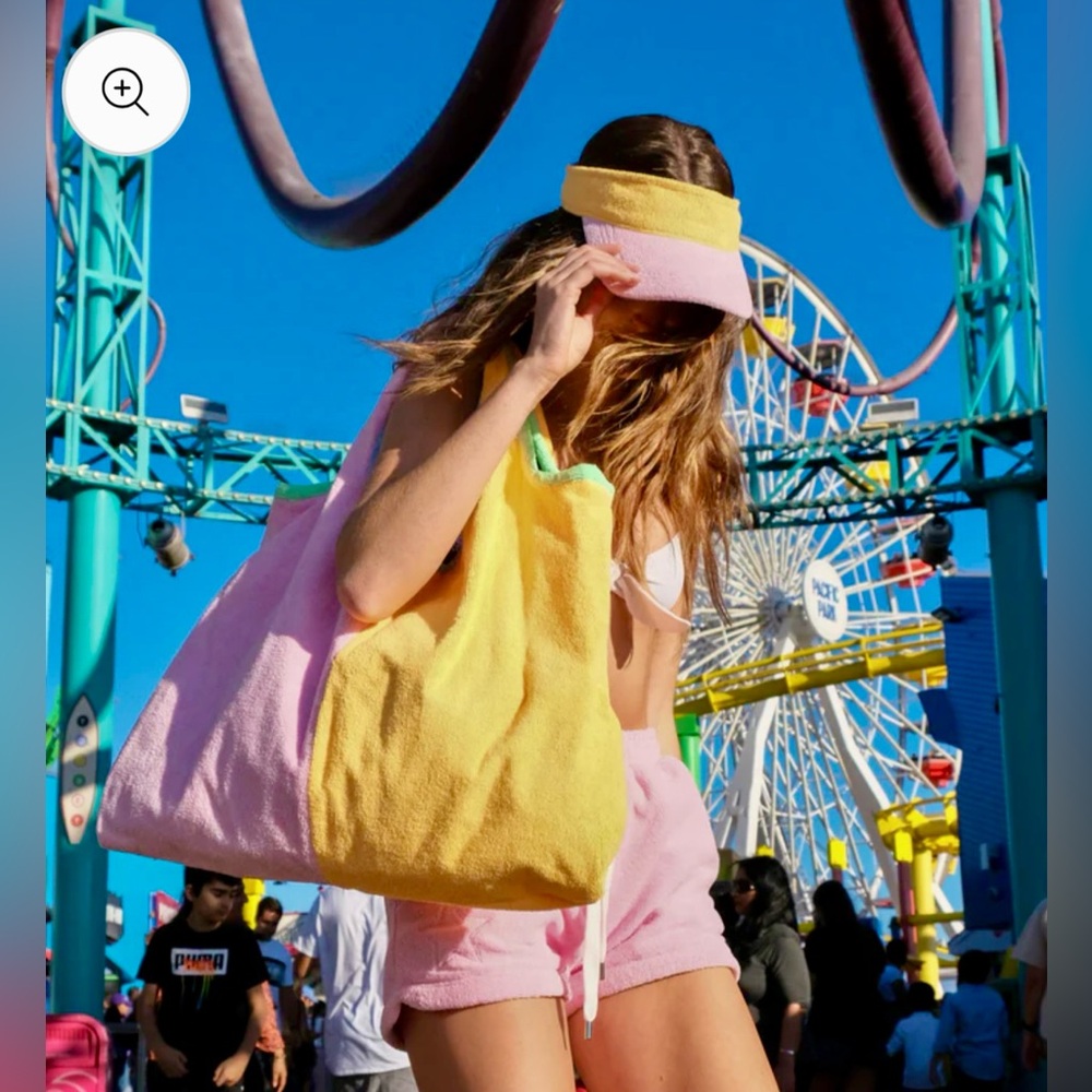 Jocelyn The Majorca French Terry Short in Pink